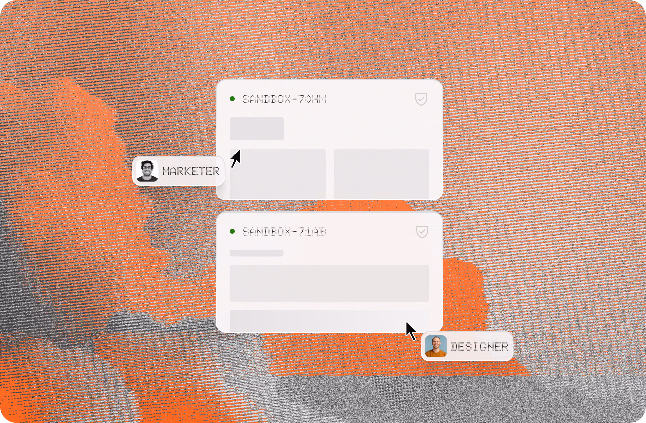 Build features safely in a sandbox